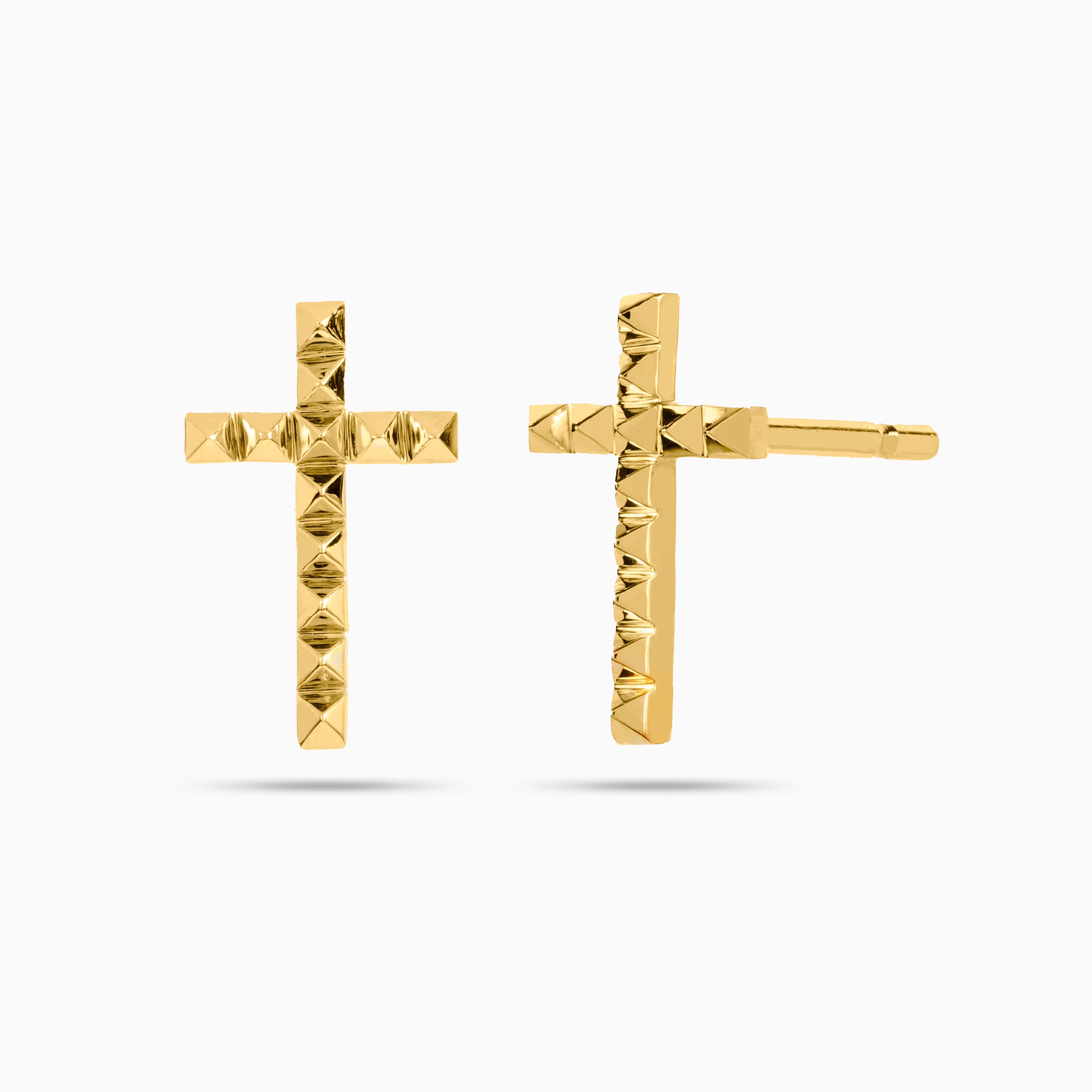 PYRAMID x CROSS EARRINGS