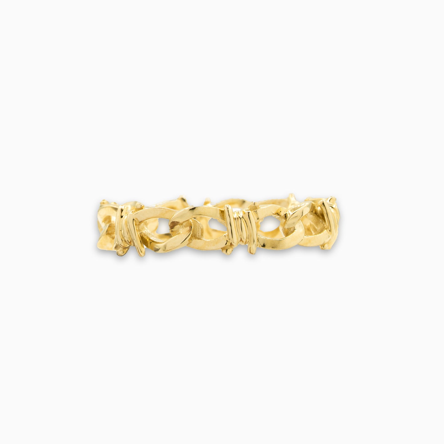Barbed wire ring