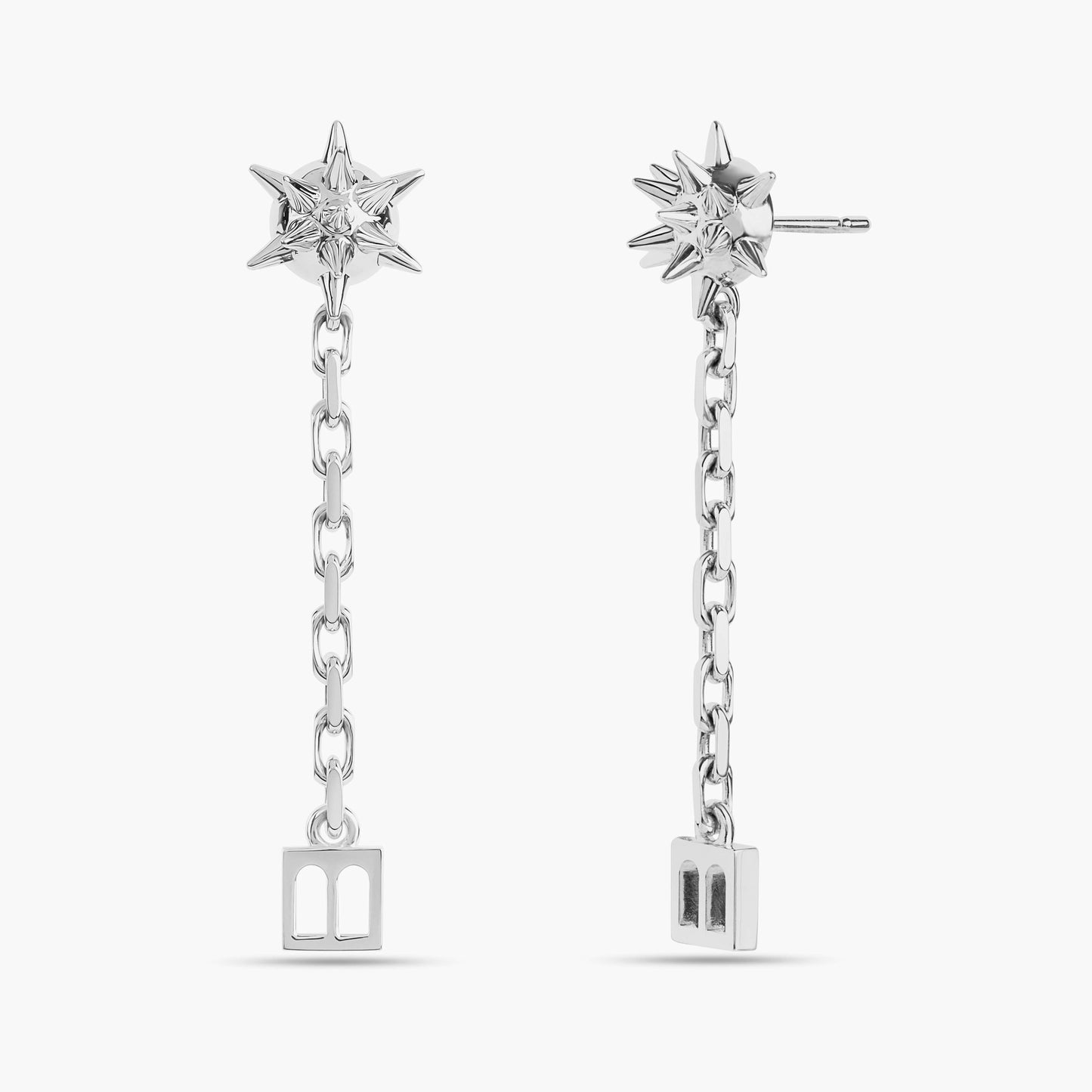 The Spiked Dangling Moses Earrings
