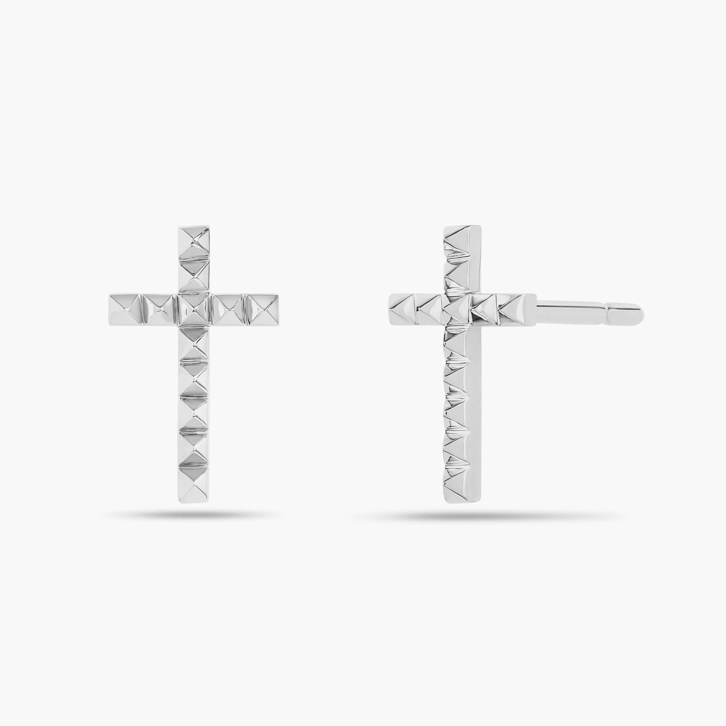 PYRAMID x CROSS EARRINGS