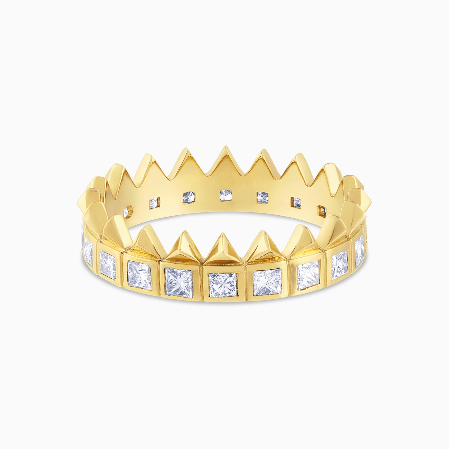 Iced Static crown ring