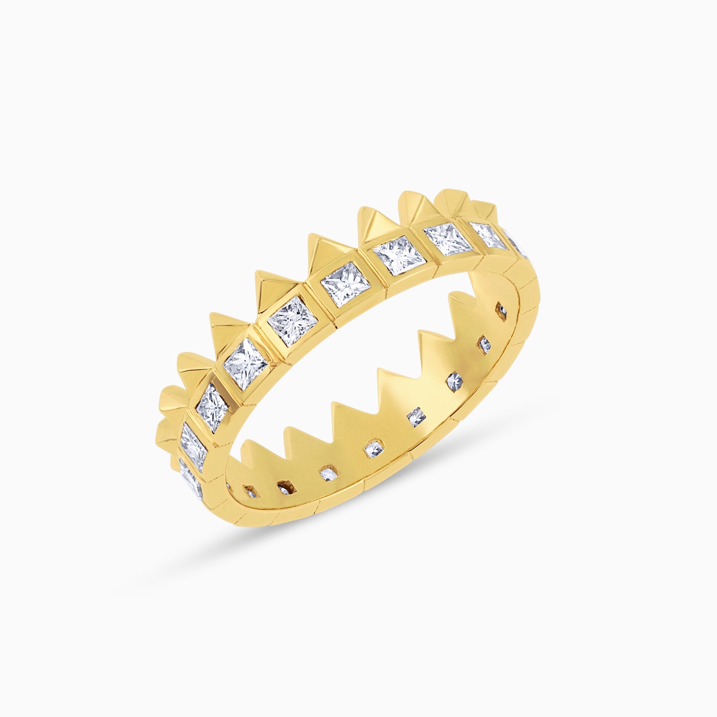 Iced Static crown ring