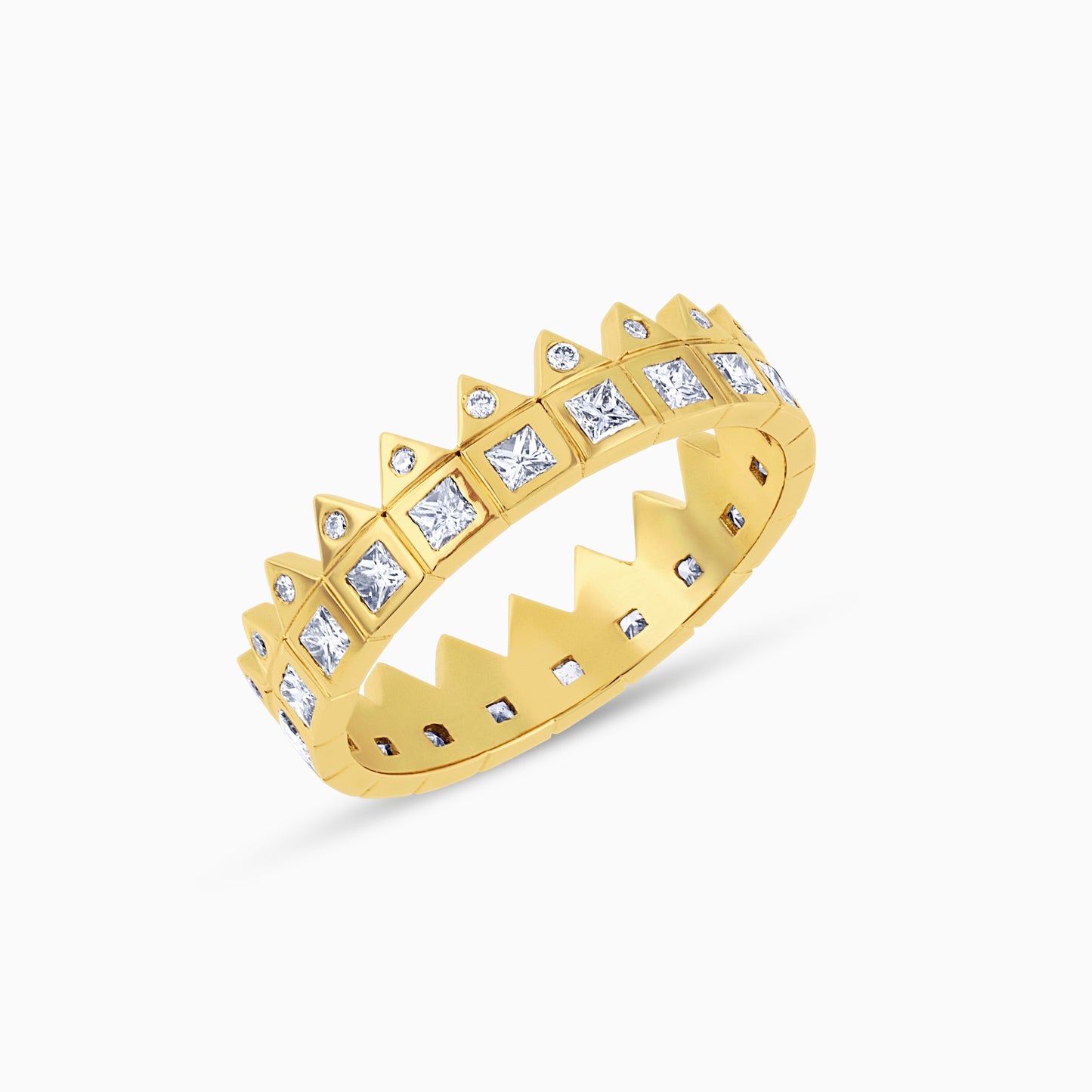 Frosted Crown Ring