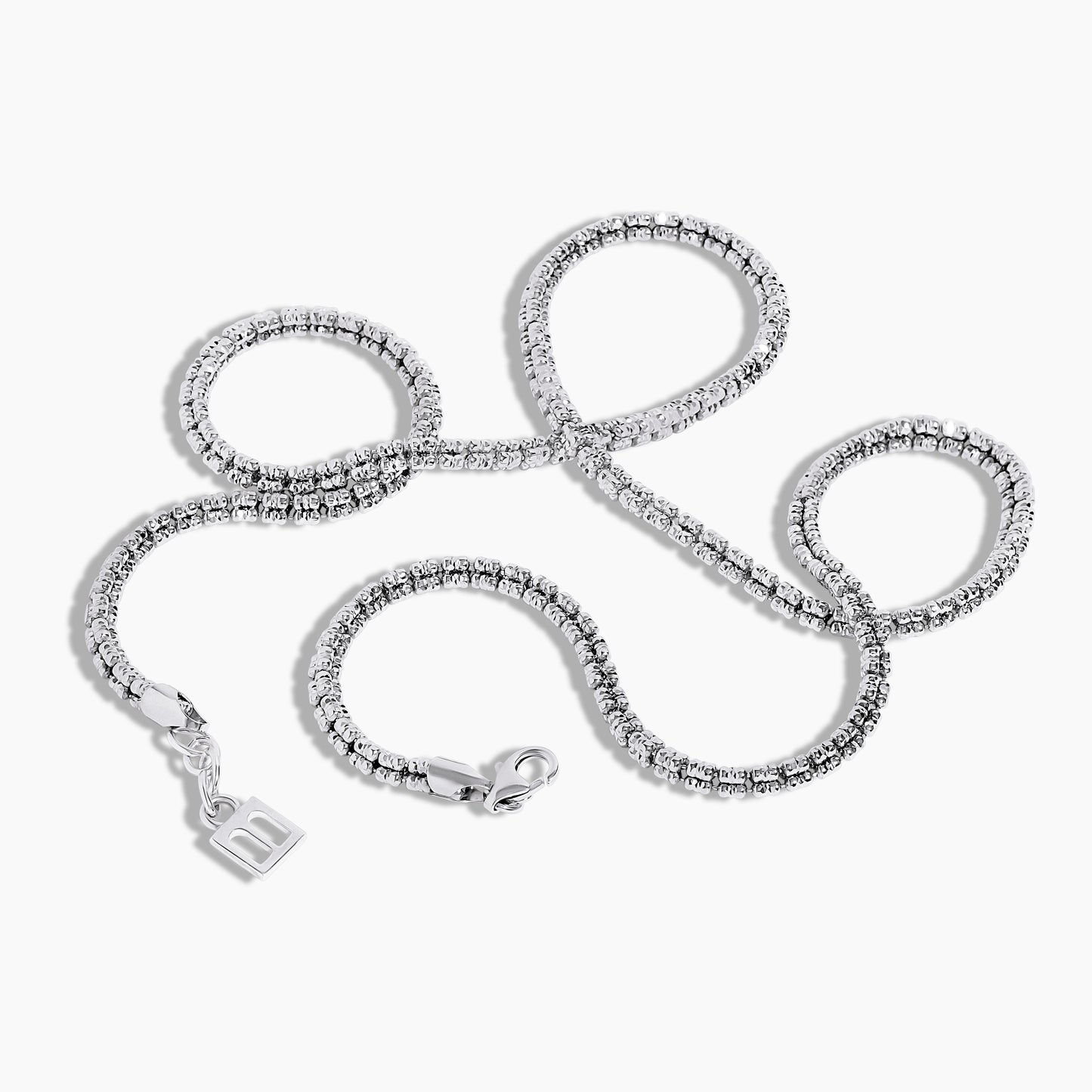 The Medium Ice link Necklace in .925