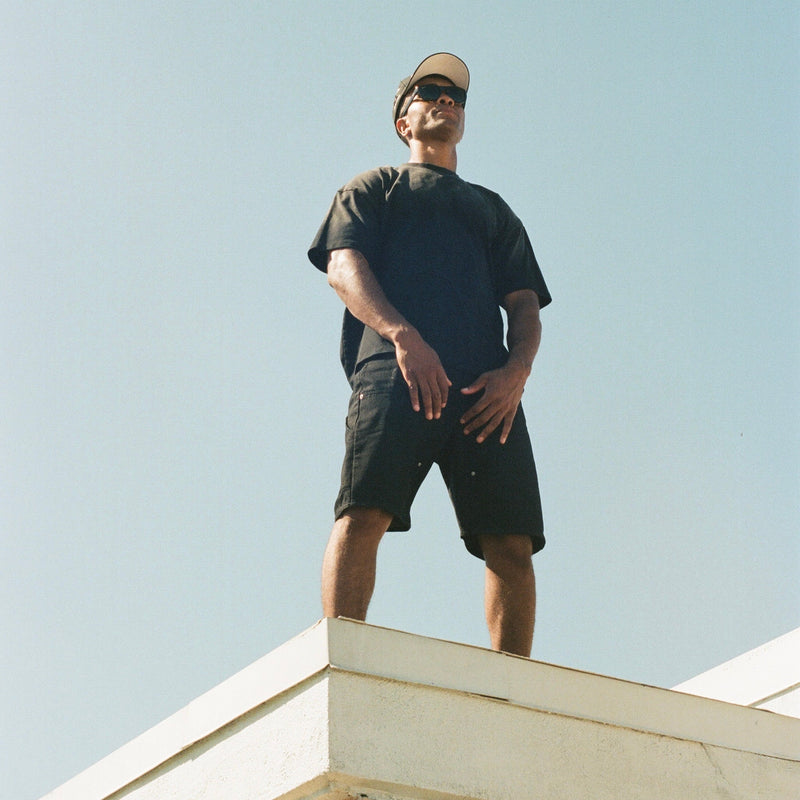 Sun Faded Black Tee