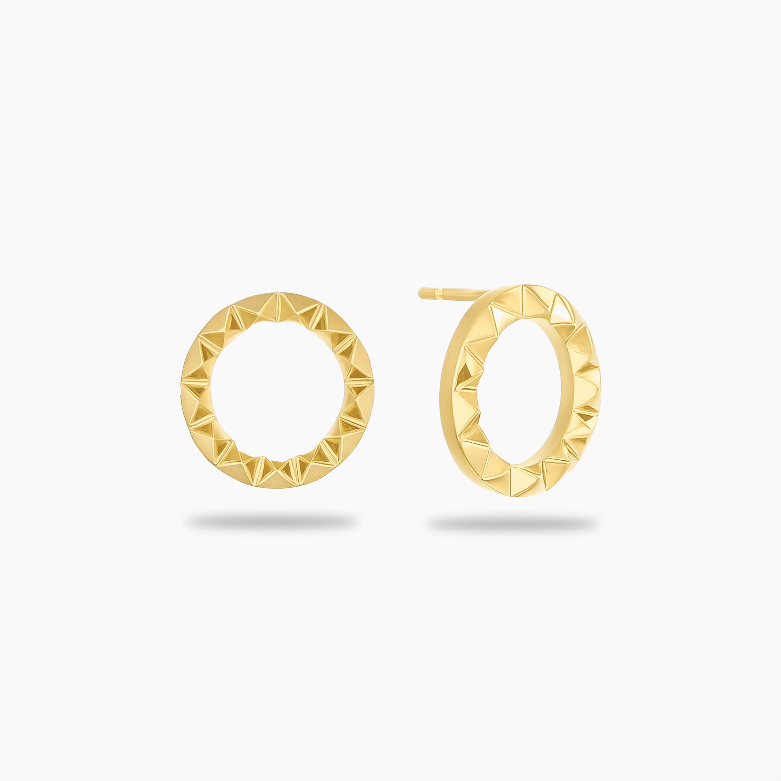 Circle Of Pyramids Earrings