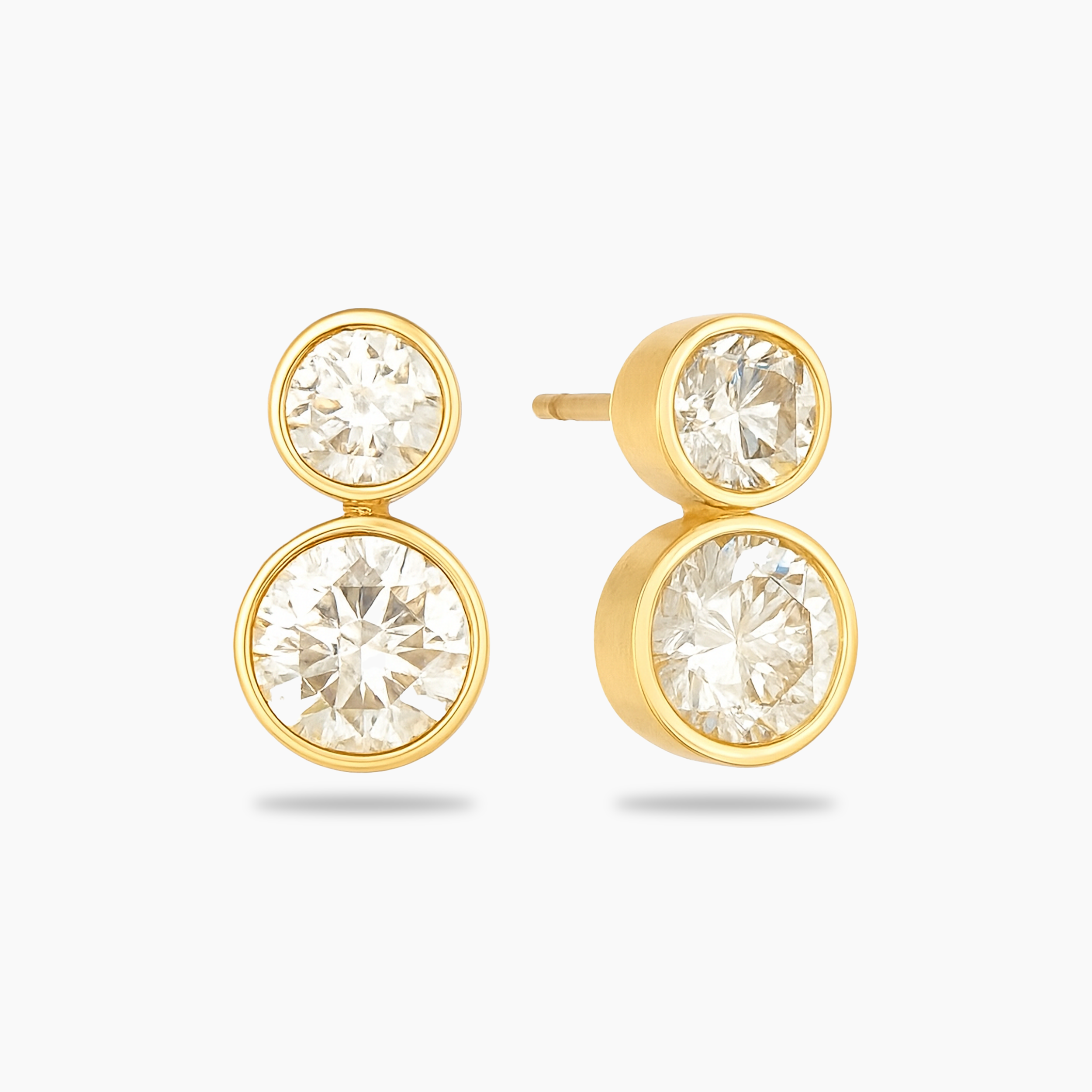 Double Stone Studs