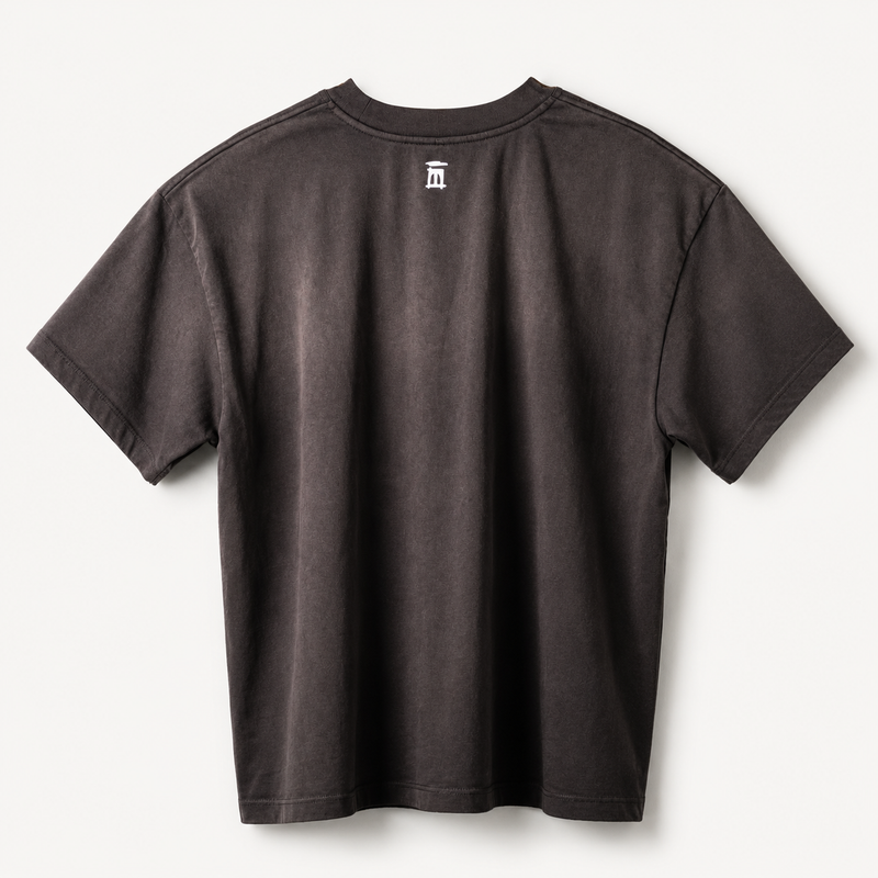 Sun Faded Black Tee