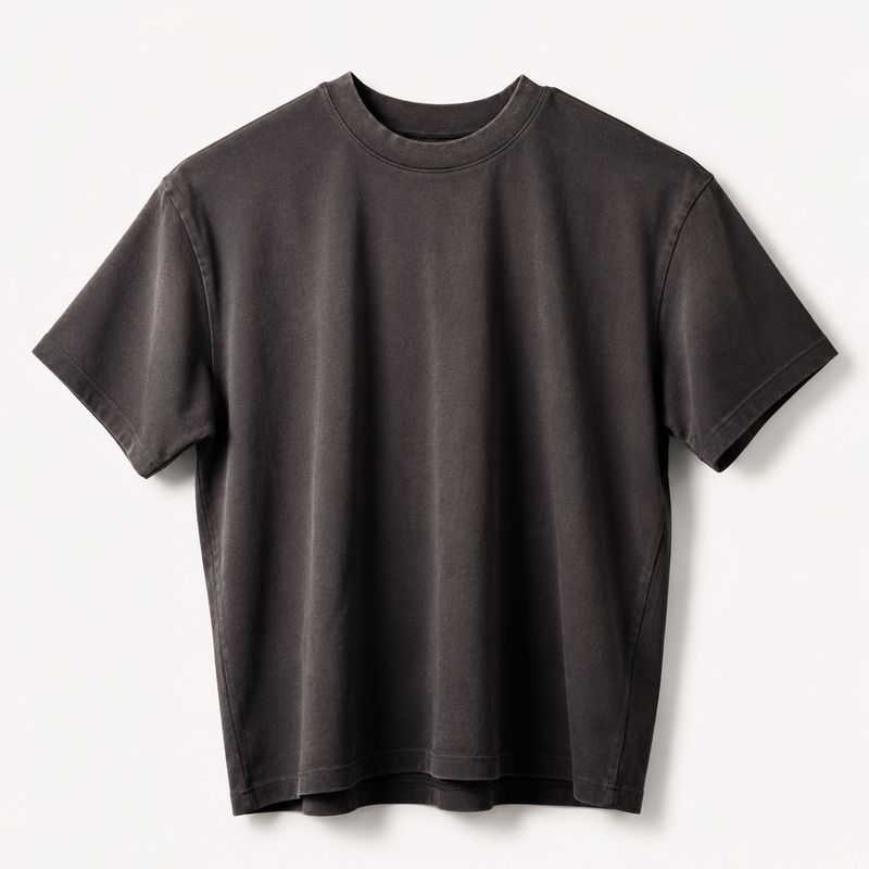 Sun Faded Black Tee