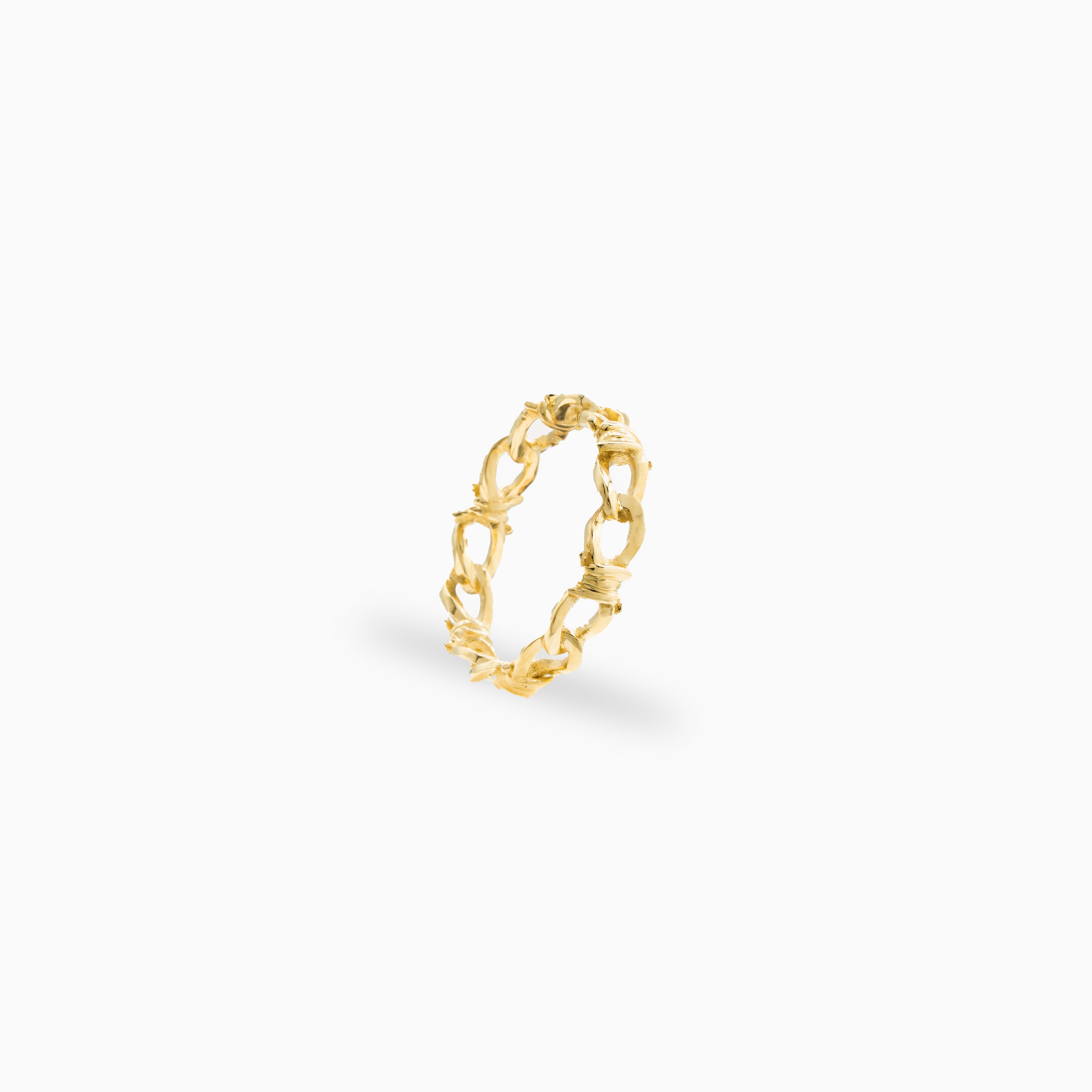 Barbed wire ring