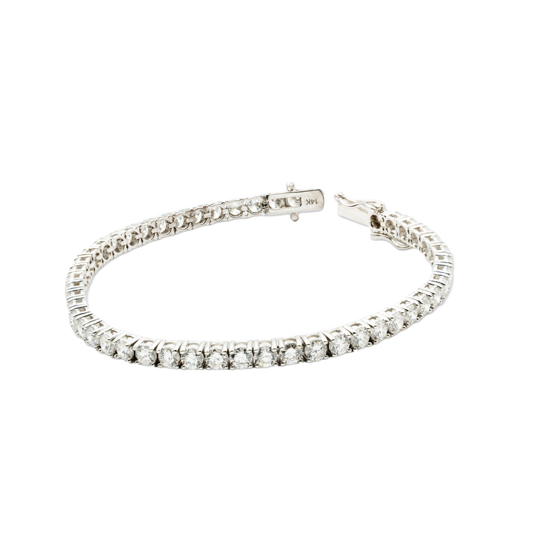 Lab Diamond Tennis Bracelet