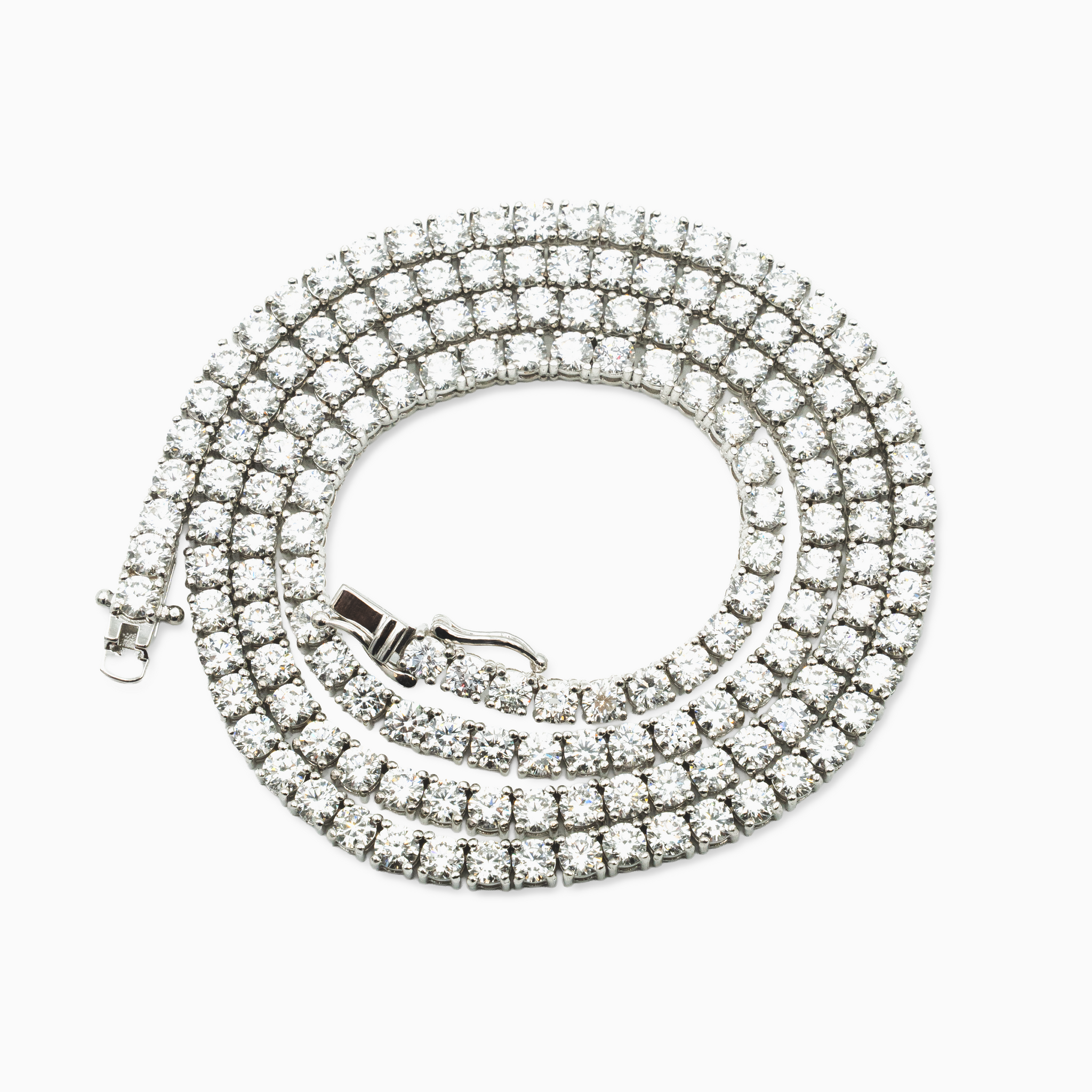 Lab Diamond Tennis Necklace – Moses NYC