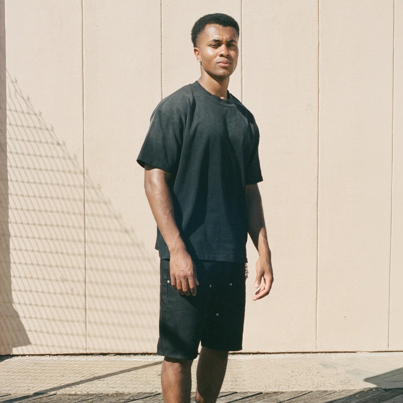 Sun Faded Black Tee