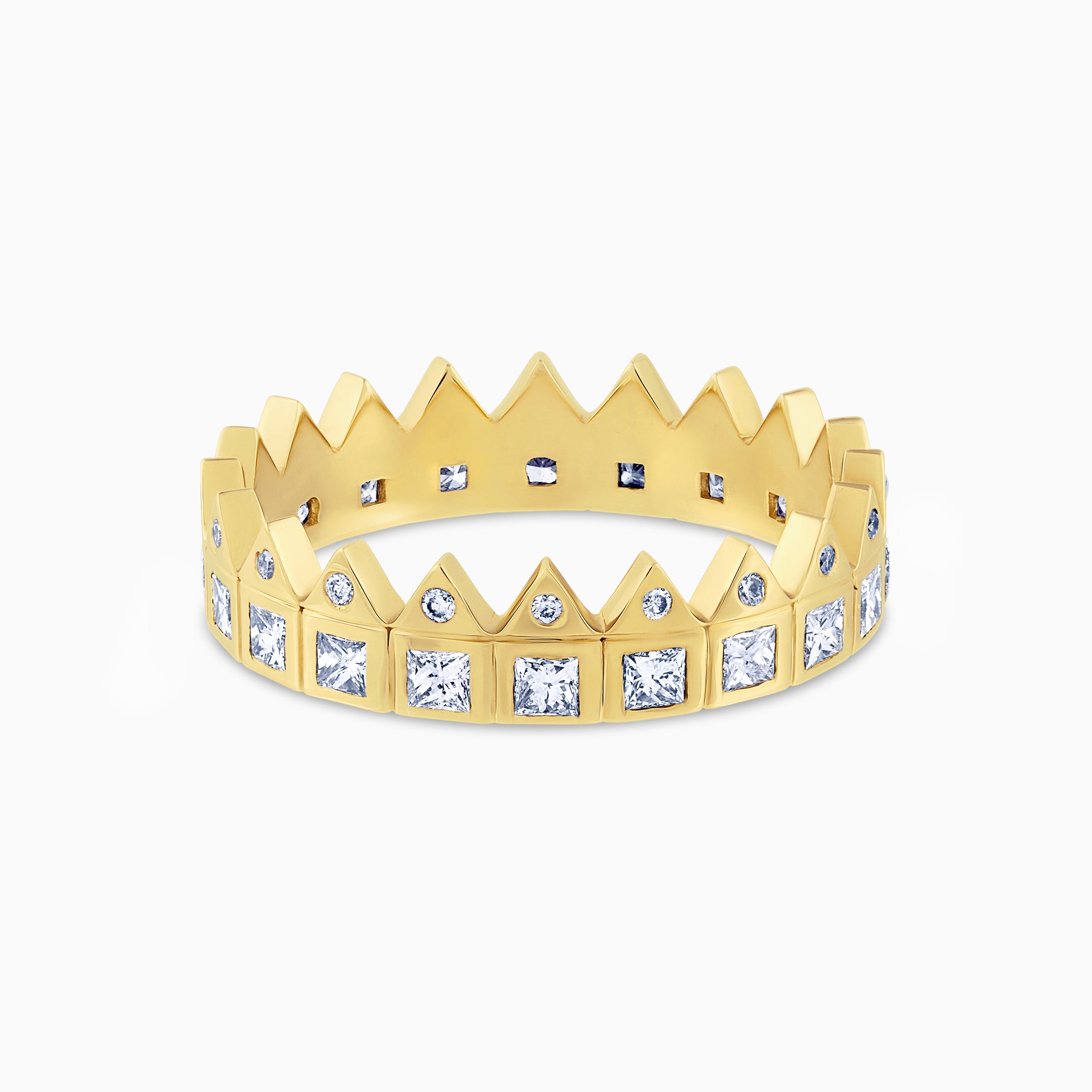 Frosted Crown Ring