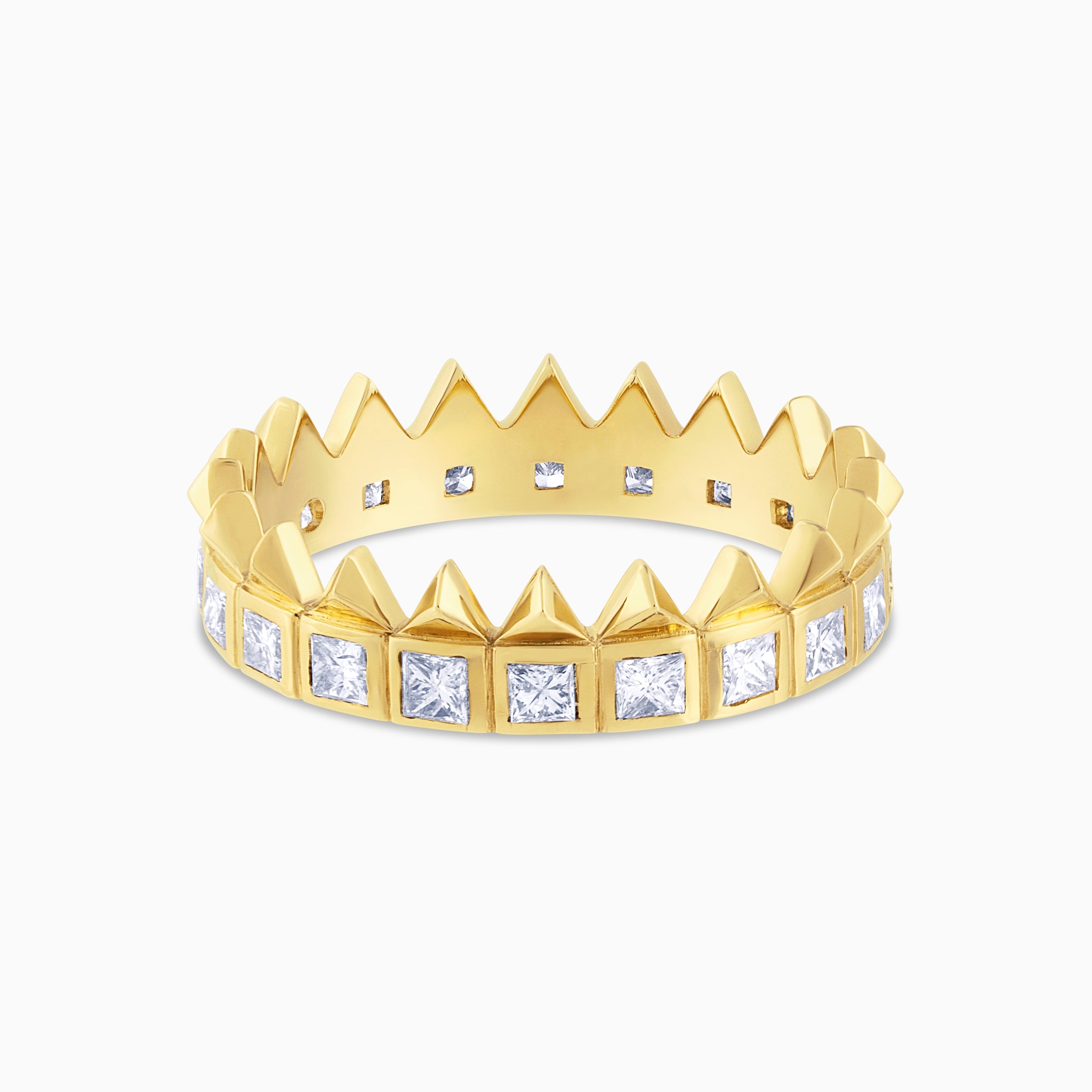 Iced Static crown ring