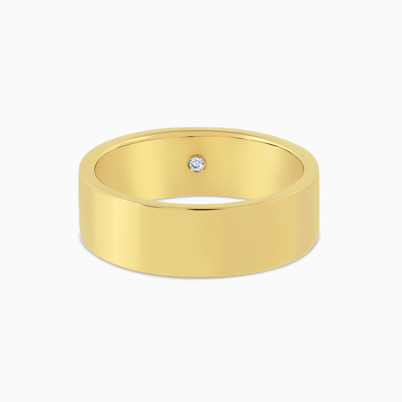 Polished Straight Wedding Band